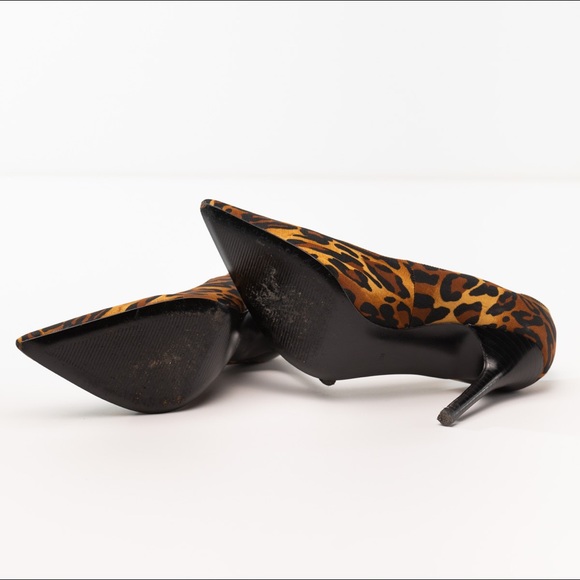 Marc Fisher Leopard Print Stiletto Heels - 6 - Picture 4 of 4